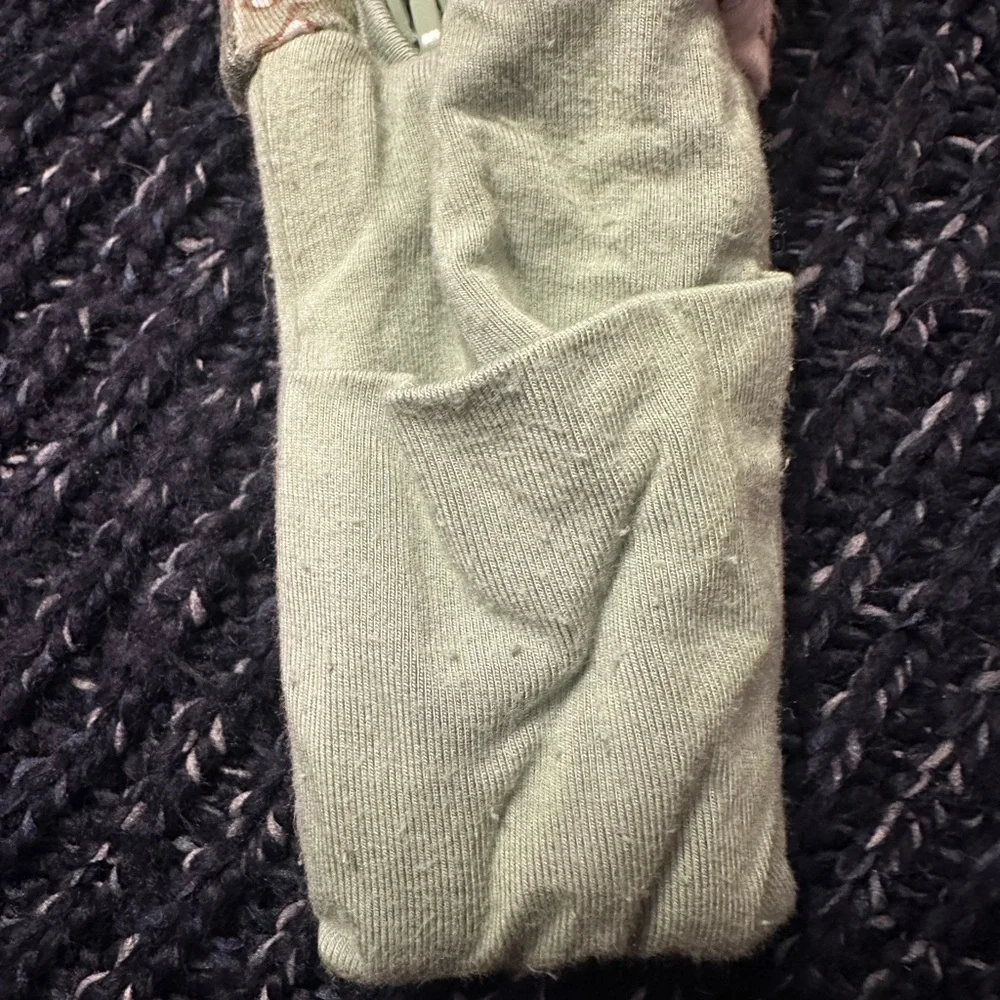 Caden Lane 6–12M Bamboo Holiday Zipper Sleeper Polar Bear Print